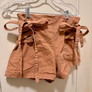 High Waist Cinq a Sept Callie Side Tie Short